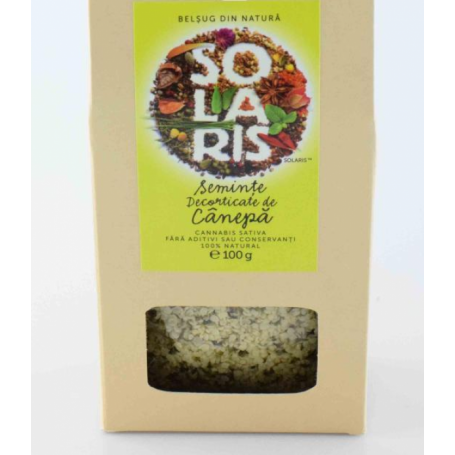 Seminte de canepa 100g decorticate Solaris