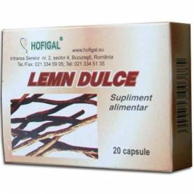 Lemn dulce 400mg 20cps - Hofigal