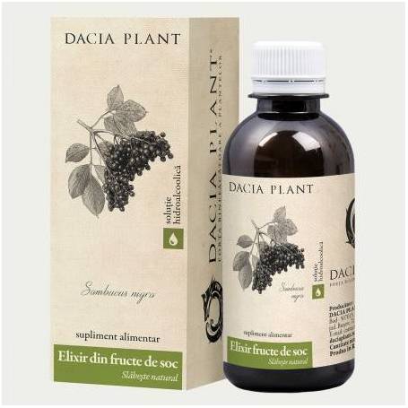 Elixir din fructe de soc 200ml - Dacia Plant