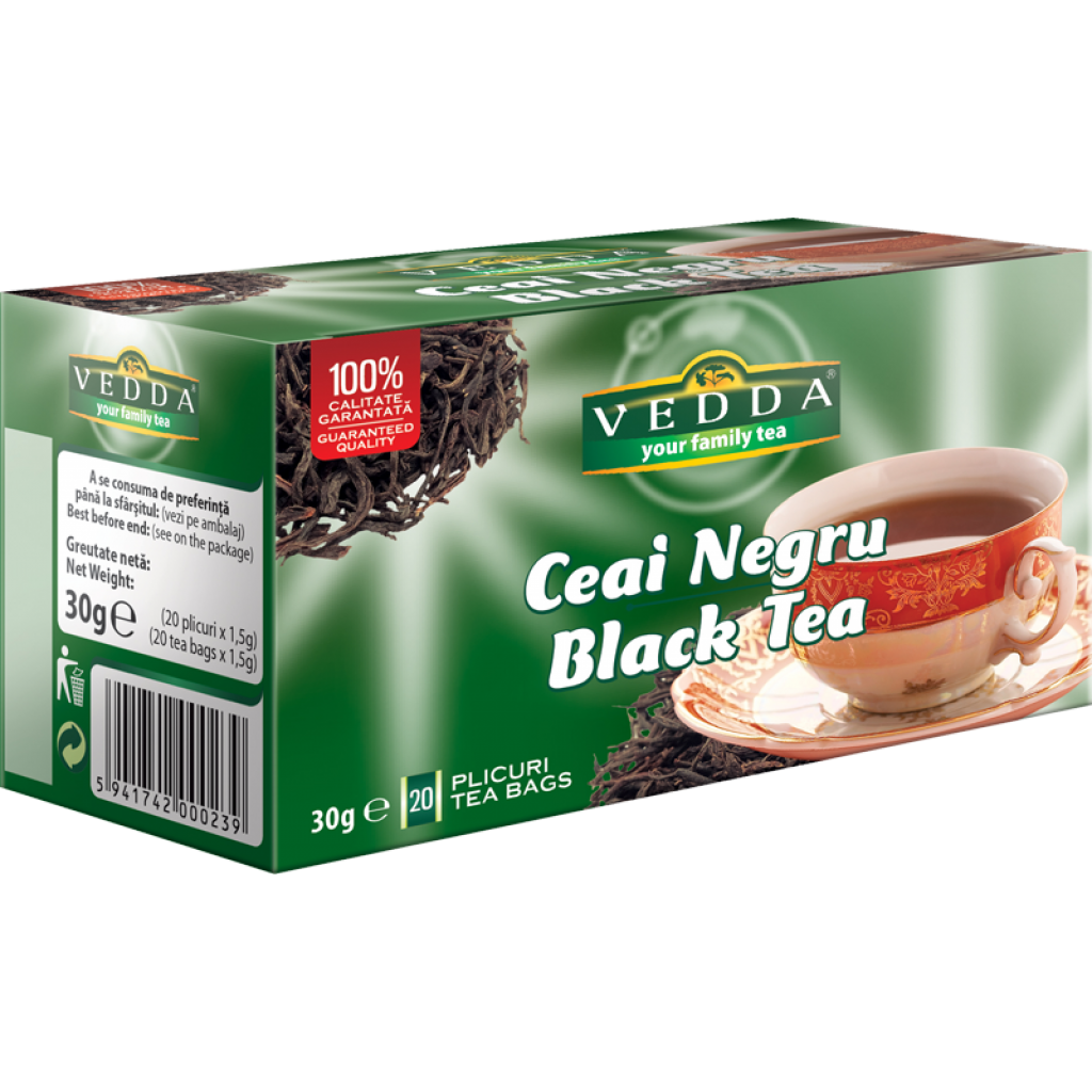 Ceai negru 30g 20dz, vedda