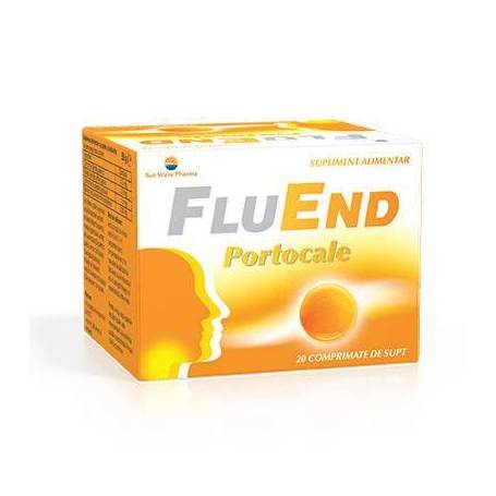 FluEnd Portocale 20cp de supt - Sun Wave Pharma