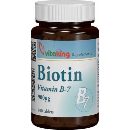 Vitamina B7 (BIOTINA) 900mcg - 100caps - VITAKING