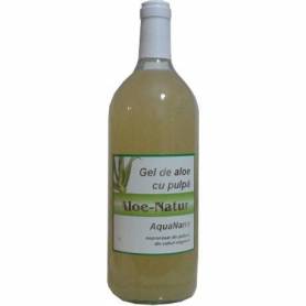 Aloe-Natur - gel organic de Aloe Vera - cu pulpa - 1L - AquaNano