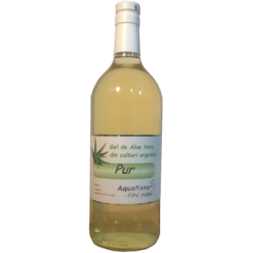 Aloe-Pur - gel organic de Aloe Vera - fara pulpa - 1L - AquaNano