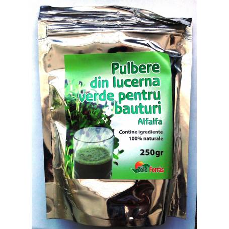 Alfalfa (lucerna) pulbere verde 250mg Madal