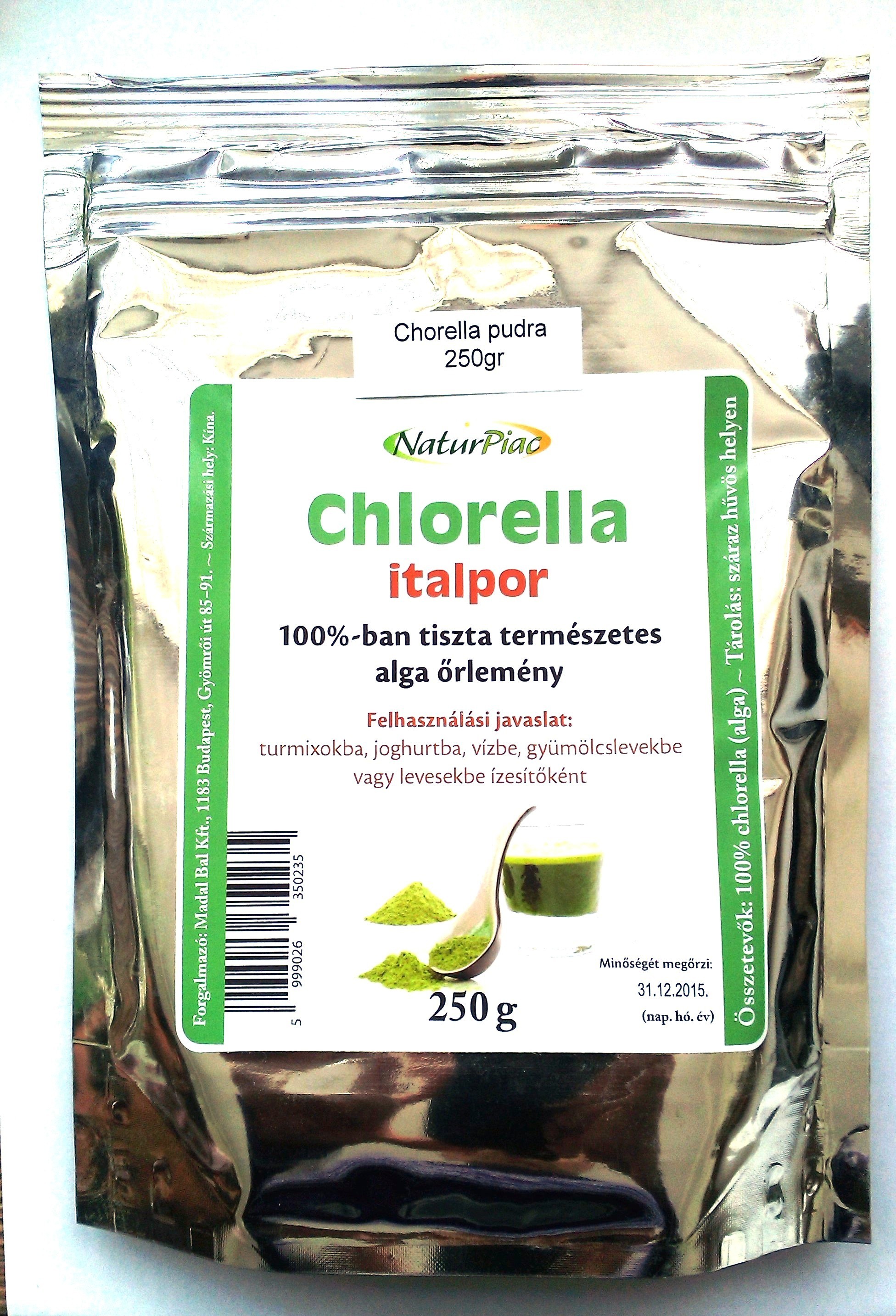 Chlorella pulbere 250g madal