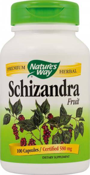 Schizandra 580mg 100cps veg - natures way - secom