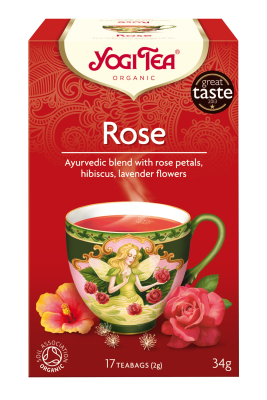 Ceai trandafiri 17pl eco-bio - yogi tea