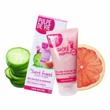 Masca & Scrub facial "Sweet frappe" - 75ml - Pulpe de Vie