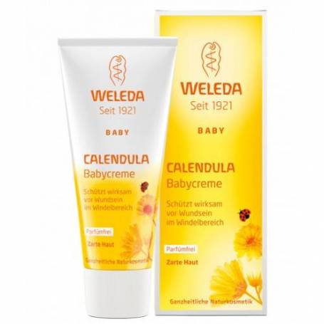 Crema pentru zona scutecului cu nalba alba Baby Derma - 50 ml - Weleda