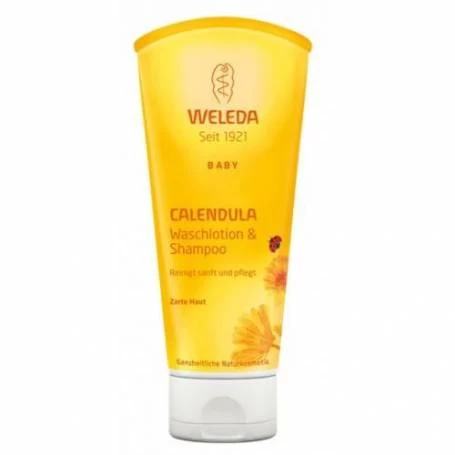 Lotiune de curatare si sampon cu galbenele - 200ml - Weleda