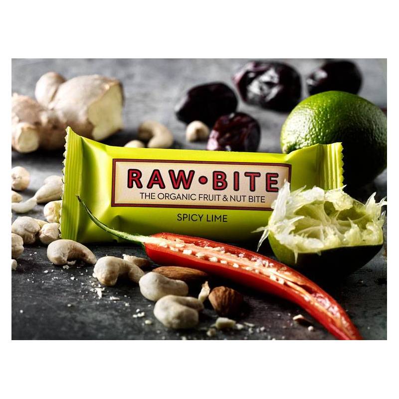 BATON SPICY LIME - LIME si CONDIMENTE 50g - RAW BITE