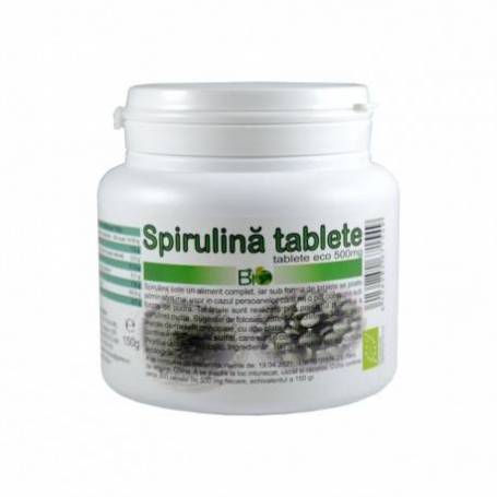 Spirulina tablete 500mg 300buc eco-bio, Deco Italia