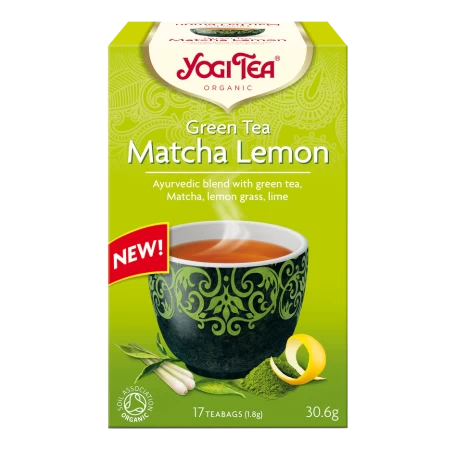 CEAI VERDE VERDE MATCHA CU LAMAIE 17pl ECO-BIO - Yogi Tea