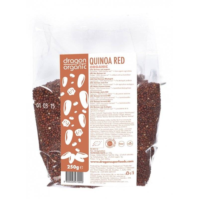 Quinoa rosie 250g - eco-bio - dragon superfoods