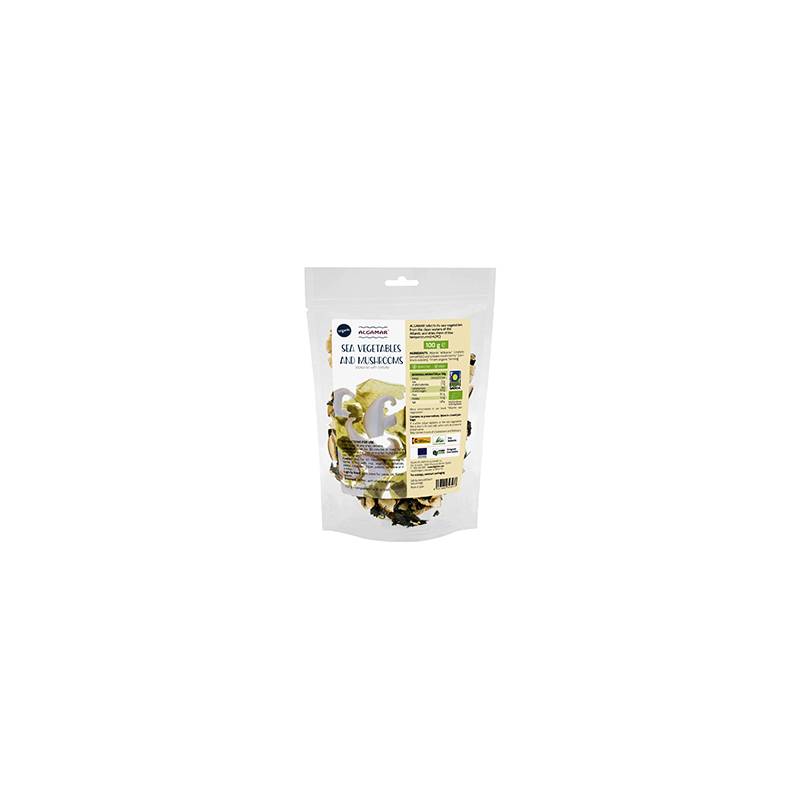Alge marine cu shiitake raw, eco-bio 100g - Algamar
