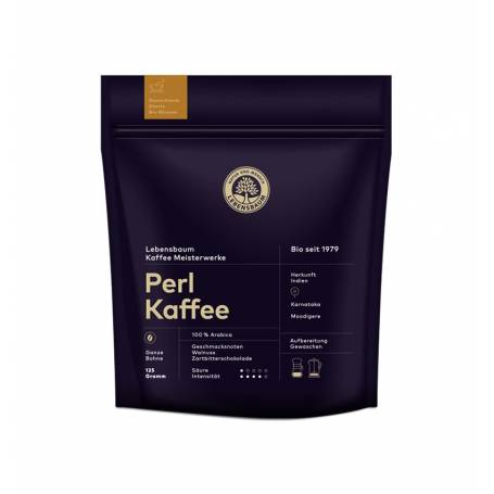 Cafea boabe Perl Kaffee, eco-bio, 125g - Lebensbaum