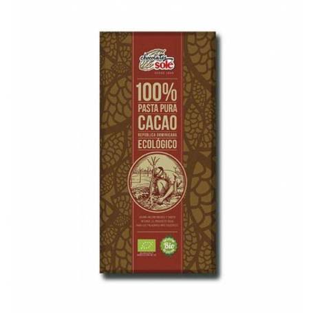 CIOCOLATA NEAGRA BIO 100% CACAO 100g - Sole