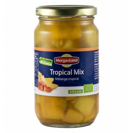 Compot mix din fructe tropicale, eco-bio, 360g - MorgenLand