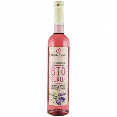 Sirop din flori de lavanda, eco-bio, 500 ml, Hollinger