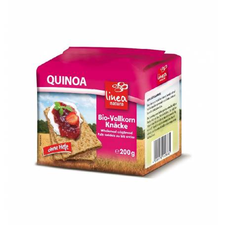 Paine crocanta din faina integrala de Quinoa, eco-bio, 200g - Linea Natura