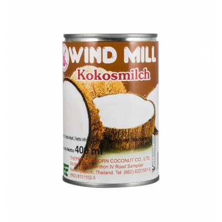 Lapte de cocos, 400ml - Wind Mill
