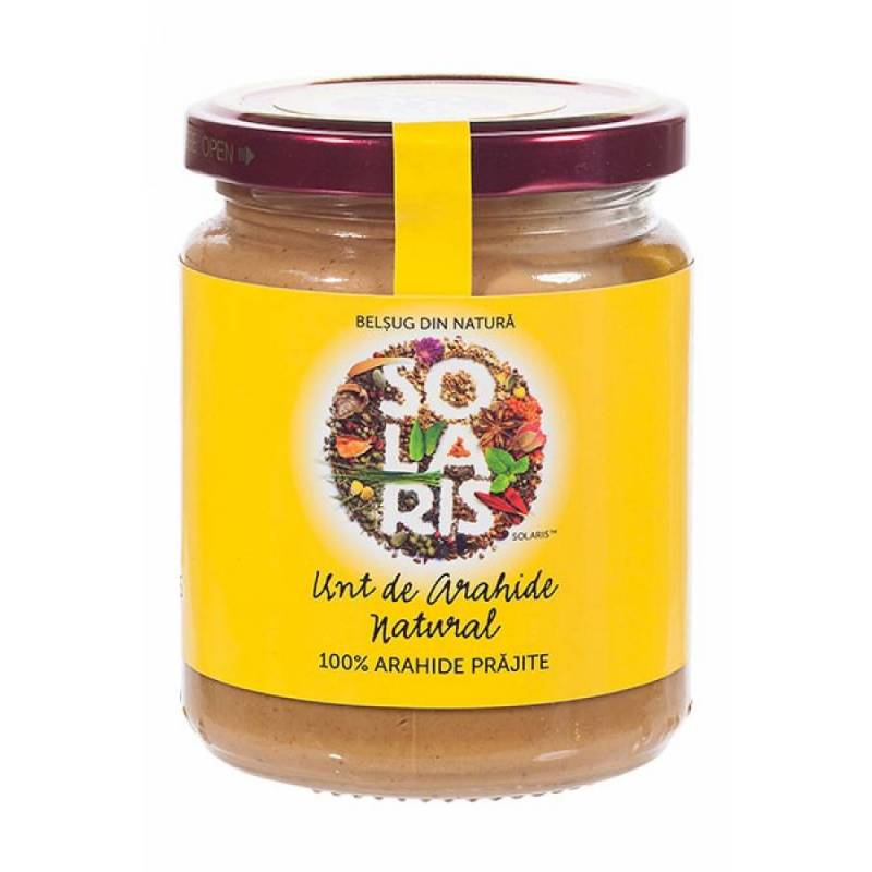 UNT DE ARAHIDE NATURAL 200g - SOLARIS