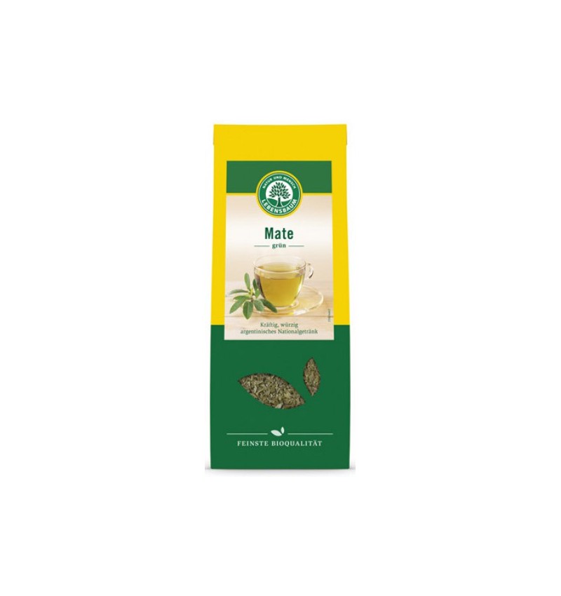 Ceai mate verde, eco-bio, 100g - lebensbaum