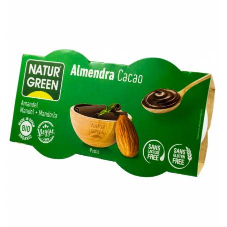 Desert de migdale cu cacao, eco-bio, 2x125g - Natur Green