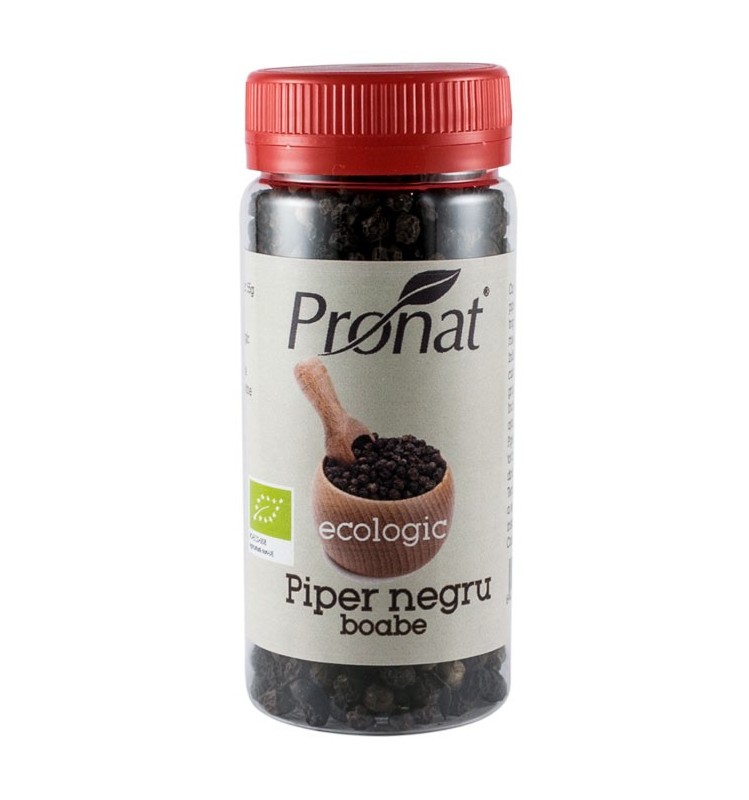 Piper Negru Boabe Eco-bio 50g - Pronat