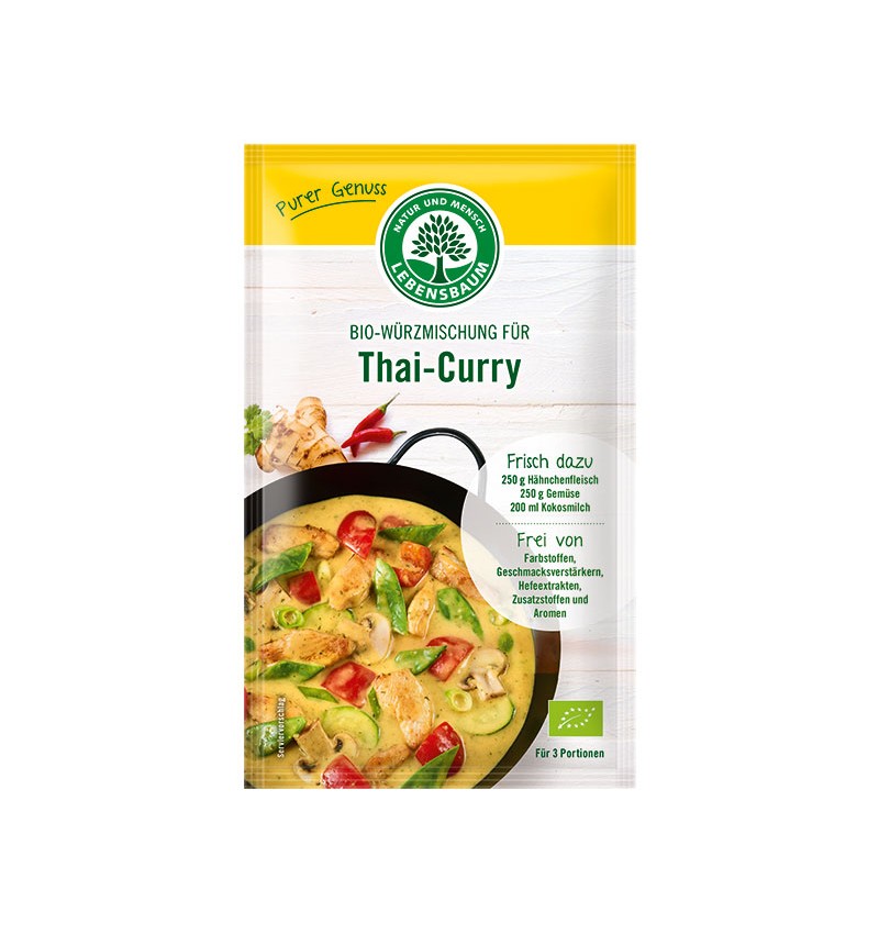 Amestec De Condimente Pentru Thai-curry, Eco-bio, 23g - Lebensbaum