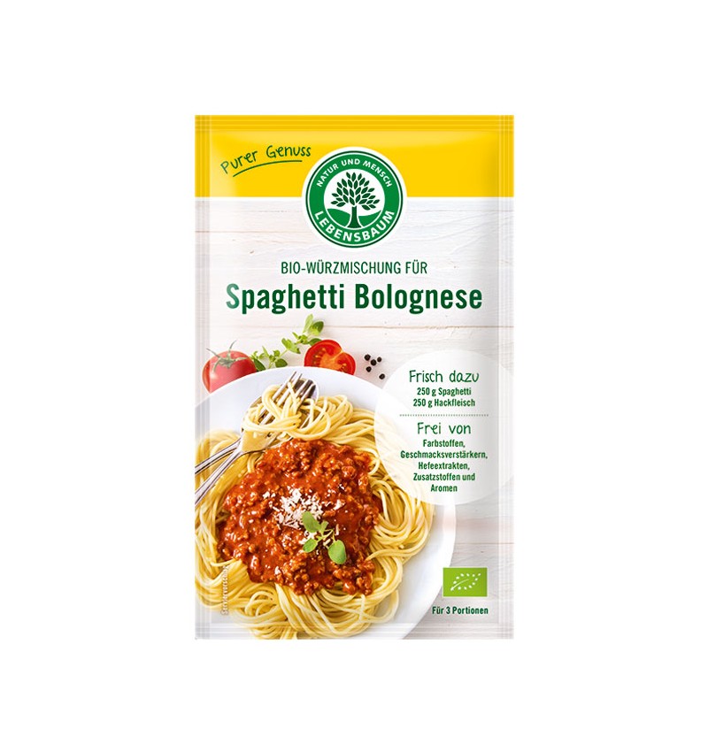 Amestec De Condimente Pentru Spaghetti Bolognese, Eco-bio, 35g - Lebensbaum