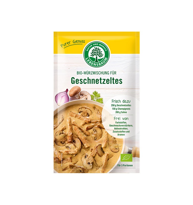 Amestec de condimente pentru tocana de carne si ciuperci in stil german, eco-bio 28g - lebensbaum