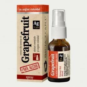 Grapefruit cu Argint Coloidal fara alcool - 20ml spray - Dacia Plant