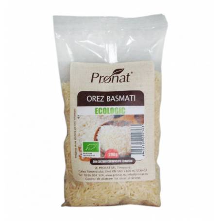 Orez Basmati Alb Eco-Bio 200g - Pronat