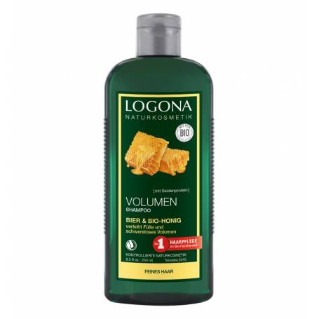 Sampon pentru volum cu bere si miere, eco-bio, 250ml - LOGONA