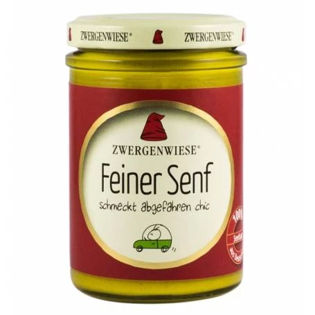 Mustar fin fara zahar, eco-bio, 160ml, Zwergenwiese
