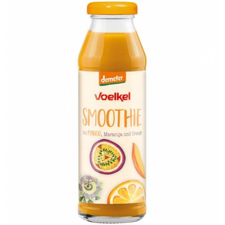 Smoothie cu mango, fructul pasiunii si portocale, eco-bio, 280ml - Voelkel