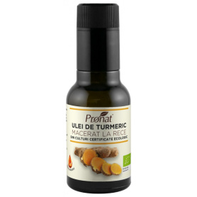Ulei de turmeric (curcuma) macerat la rece, eco-bio, 100ml - Pronat