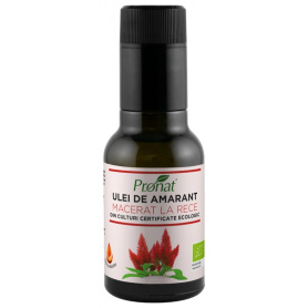 Ulei din seminte de amarant macerat la rece, eco-bio, 100 ml, Pronat