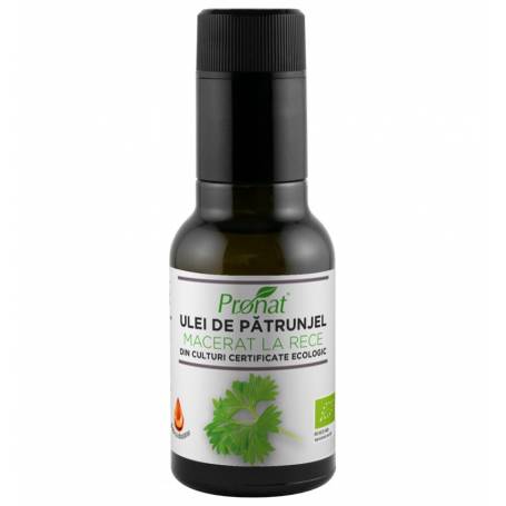 Ulei de patrunjel macerat la rece, eco-bio, 100 ml, Pronat