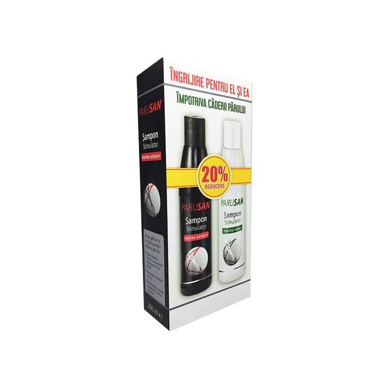 SET SAMPON PARUSAN MIX FEMEI SI BARBATI REDUCERE 20%, Zdrovit