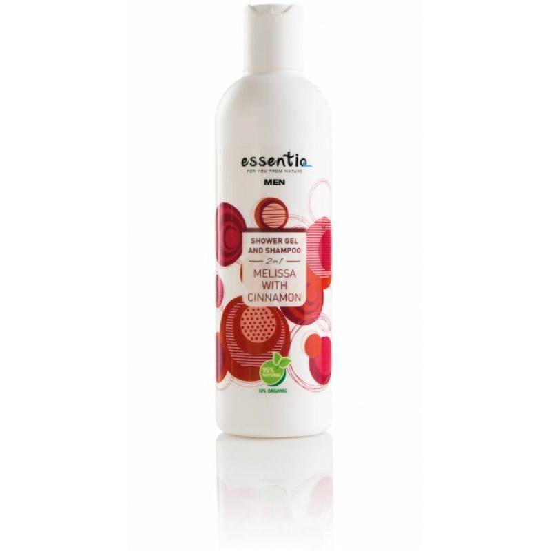 Gel de dus si sampon 2 in 1 barbati Melisa si Scortisoara 250ml -
