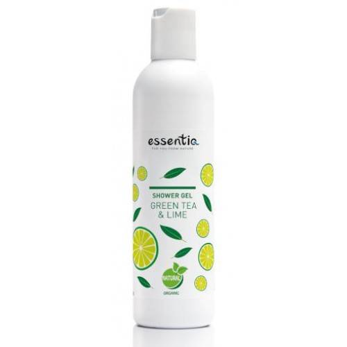 Gel de dus natural cu ceai verde si lime 250ml - essentiq