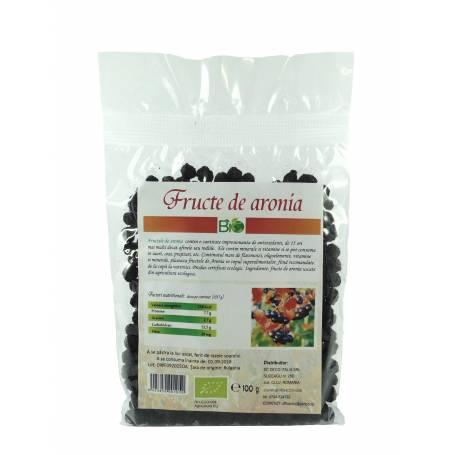 Fructe de Aronia uscate eco-bio 100g, Deco Italia