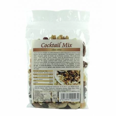 Cocktail Mix nuci, seminte si fructe, 150 g, Deco Italia