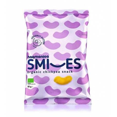 PUFULETI SMILES CU UNT DE COCOCS BIO 50g, Harmonica