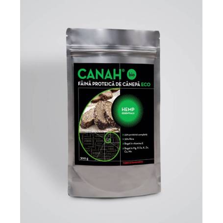 Pudra proteica din seminte de canepa eco-bio 500g Canah