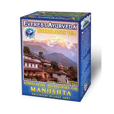Ceai ayurvedic pentru boala capusei si boala Lyme - MANJISHTA - 100g Everest Ayurveda