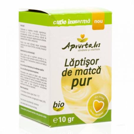 Laptisor de matca pur eco-bio 10g - Apivitalis